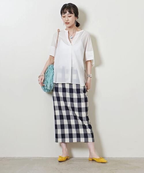 UNITED ARROWS ユナイテッドアローズ ボイル スキッパー ブラウス UNITED ARROWS（ユナイテッドアローズ）の「＜UNITED ARROWS＞C