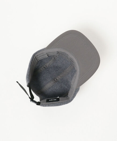 BEAMS(ビームス)の「BEAMS / POLARTEC(R) 5パネル キャップ(キャップ・メンズ・ブラック/グレー・ONE SIZE)」の6枚目の写真
