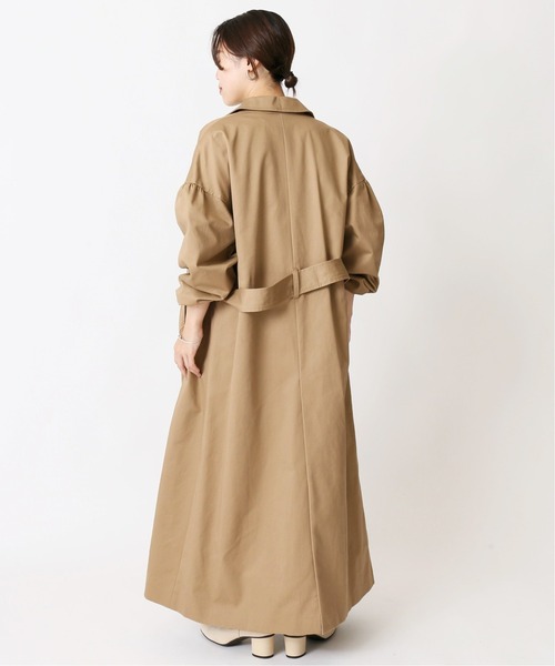 U by SPICK&SPAN(ユーバイスピックアンドスパン)の「ギャザースリーブトレンチコート◆(トレンチコート・レディース・ベージュ・38/36)」の19枚目の写真