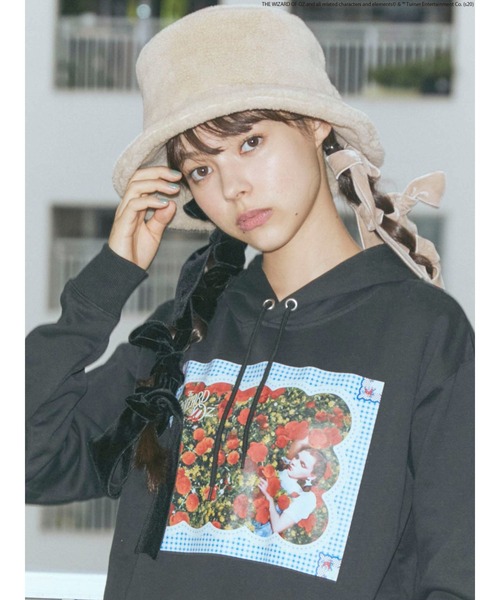 merry jenny（メリージェニー）の「mocomocoボアhat（ハット・レディース・ピンク/アイボリー・FREE）」の11枚目の写真