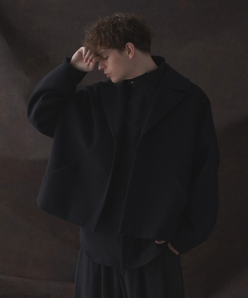 DOOPZ（ドープス）の「Wool panel jacket（その他アウター・メンズ・ブラック/ダークブラウン・SMALL/MEDIUM/LARGE）」の2枚目の写真