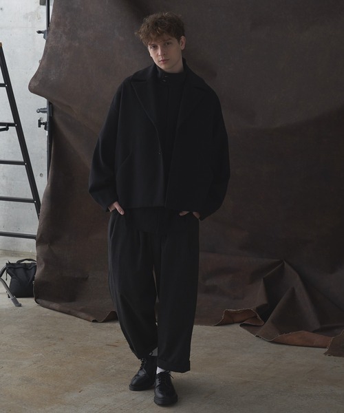 DOOPZ（ドープス）の「Wool panel jacket（その他アウター・メンズ・ブラック/ダークブラウン・SMALL/MEDIUM/LARGE）」の7枚目の写真