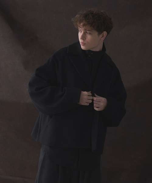 DOOPZ（ドープス）の「Wool panel jacket（その他アウター・メンズ・ブラック/ダークブラウン・SMALL/MEDIUM/LARGE）」の3枚目の写真