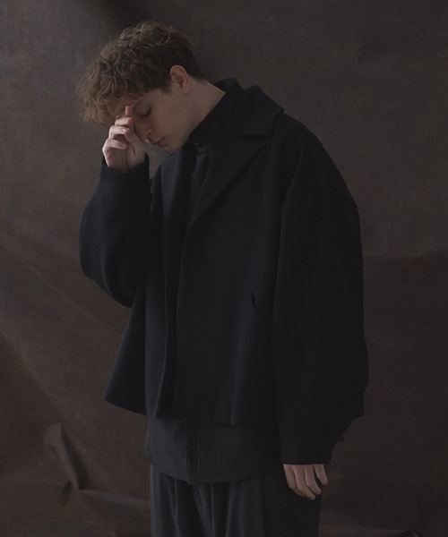 DOOPZ（ドープス）の「Wool panel jacket（その他アウター・メンズ・ブラック/ダークブラウン・SMALL/MEDIUM/LARGE）」の4枚目の写真