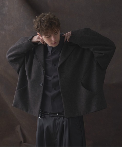 DOOPZ（ドープス）の「Wool panel jacket（その他アウター・メンズ・ブラック/ダークブラウン・SMALL/MEDIUM/LARGE）」の11枚目の写真