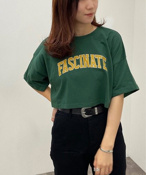 apres jour mignon（アプレジュールミニョン）の「アソートプリントショートＴ【ZOZOTOWN限定アイテム】（Tシャツ/カットソー・レディース・ダークグリーン/ネイビー/オフホワイト/ナチュラル/ダークブルー/イエロー系その他・X-LARGE/フリー）」の3枚目の写真