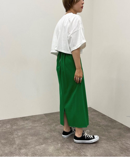 apres jour mignon（アプレジュールミニョン）の「アソートプリントショートＴ【ZOZOTOWN限定アイテム】（Tシャツ/カットソー・レディース・ダークグリーン/ネイビー/オフホワイト/ナチュラル/ダークブルー/イエロー系その他・X-LARGE/フリー）」の13枚目の写真