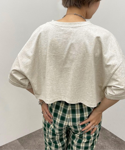 apres jour mignon（アプレジュールミニョン）の「アソートプリントショートＴ【ZOZOTOWN限定アイテム】（Tシャツ/カットソー・レディース・ダークグリーン/ネイビー/オフホワイト/ナチュラル/ダークブルー/イエロー系その他・X-LARGE/フリー）」の17枚目の写真