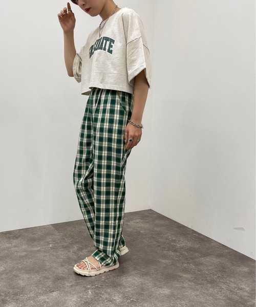 apres jour mignon（アプレジュールミニョン）の「アソートプリントショートＴ【ZOZOTOWN限定アイテム】（Tシャツ/カットソー・レディース・ダークグリーン/ネイビー/オフホワイト/ナチュラル/ダークブルー/イエロー系その他・X-LARGE/フリー）」の22枚目の写真