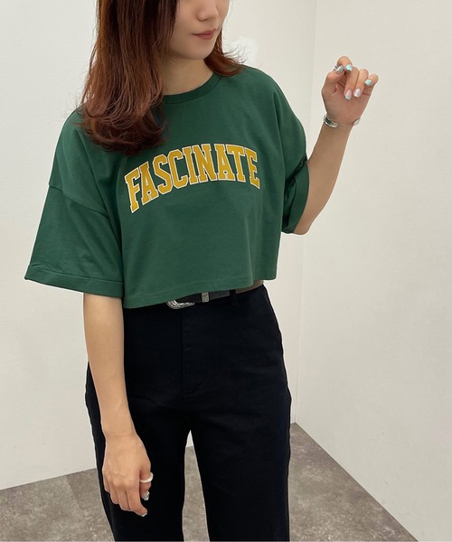apres jour mignon（アプレジュールミニョン）の「アソートプリントショートＴ【ZOZOTOWN限定アイテム】（Tシャツ/カットソー・レディース・ダークグリーン/ネイビー/オフホワイト/ナチュラル/ダークブルー/イエロー系その他・X-LARGE/フリー）」の14枚目の写真