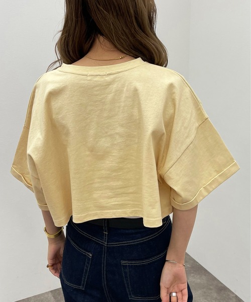 apres jour mignon（アプレジュールミニョン）の「アソートプリントショートＴ【ZOZOTOWN限定アイテム】（Tシャツ/カットソー・レディース・ダークグリーン/ネイビー/オフホワイト/ナチュラル/ダークブルー/イエロー系その他・X-LARGE/フリー）」の20枚目の写真