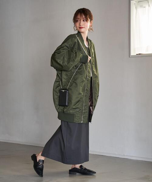 coen(コーエン)の「ロングMA-1#(MA-1・レディース・ブラック/オリーブ/ワイン・MEDIUM/LARGE)」の4枚目の写真