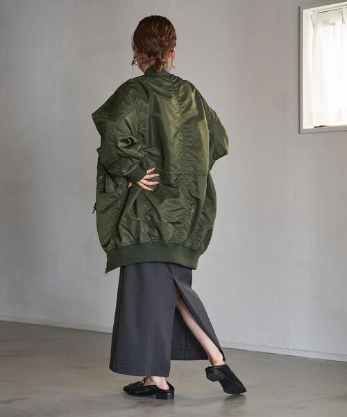 coen(コーエン)の「ロングMA-1#(MA-1・レディース・ブラック/オリーブ/ワイン・MEDIUM/LARGE)」の10枚目の写真