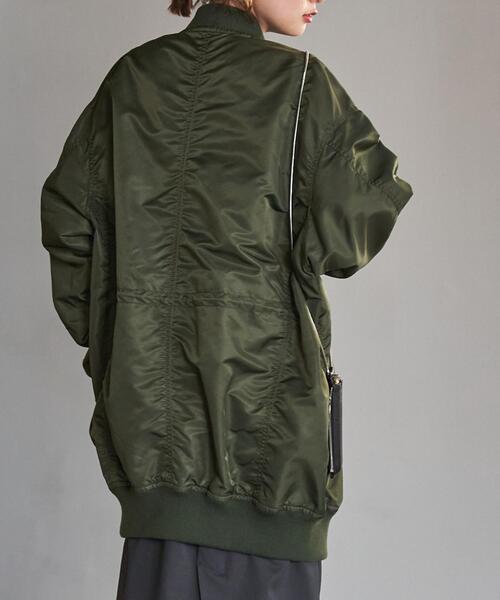 coen(コーエン)の「ロングMA-1#(MA-1・レディース・ブラック/オリーブ/ワイン・MEDIUM/LARGE)」の12枚目の写真