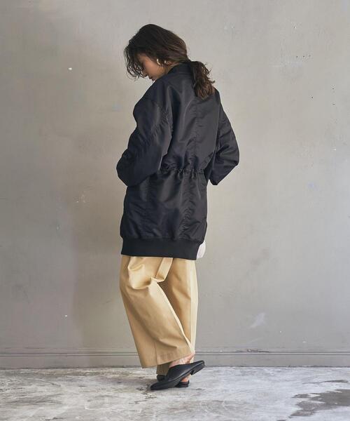 coen(コーエン)の「ロングMA-1#(MA-1・レディース・ブラック/オリーブ/ワイン・MEDIUM/LARGE)」の18枚目の写真