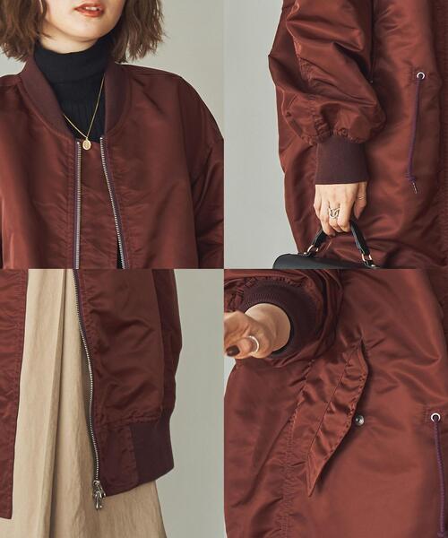 coen(コーエン)の「ロングMA-1#(MA-1・レディース・ブラック/オリーブ/ワイン・MEDIUM/LARGE)」の17枚目の写真