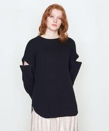 AEWEN MATOPH | ＜AEWEN MATOPH（イウエン マトフ）＞ジップ クルーネック カットソー†(Tシャツ/カットソー)