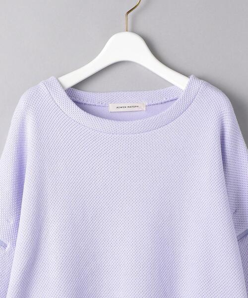 AEWEN MATOPH（イウエン マトフ）の「＜AEWEN MATOPH（イウエン マトフ）＞ジップ クルーネック カットソー†（Tシャツ/カットソー・レディース・ブラック/ライラック・FREE）」の18枚目の写真