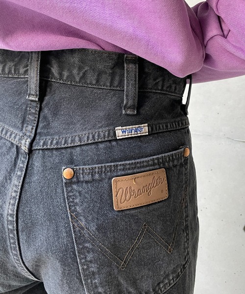 Wrangler（ラングラー）の「【Wrangler/ラングラー】カットオフスリットストレートデニム（デニムパンツ・レディース・ブラック/ブルー・XS/S）」の19枚目の写真