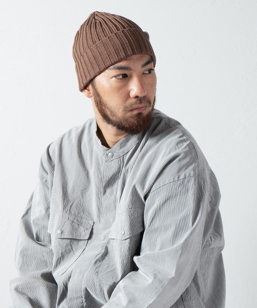 RACAL(ラカル)の「C/A Standard Knit Cap, Knit Watch, Knit Beanie / スタンダードニットキャップ : ニットワッチ : ニットビーニー(ニットキャップ/ビーニー・メンズ・ブラック/ネイビー/チャコールグレー/アイボリー/オレンジ/ブラウン/オリーブ/ベージュ/レッド・FREE)」の5枚目の写真