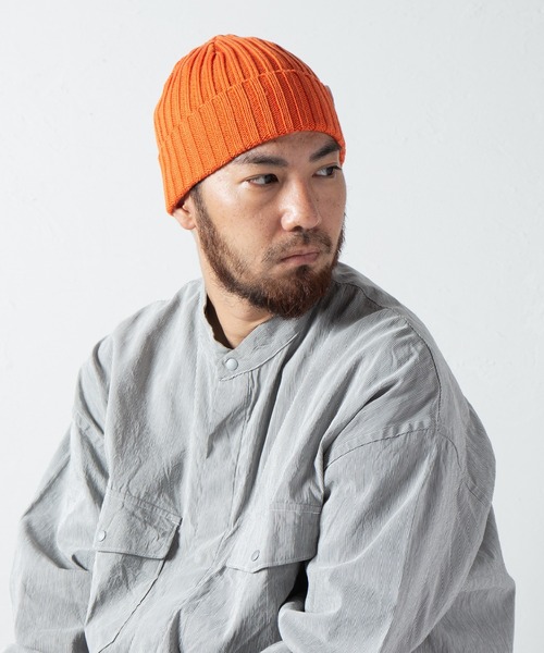 RACAL(ラカル)の「C/A Standard Knit Cap, Knit Watch, Knit Beanie / スタンダードニットキャップ : ニットワッチ : ニットビーニー(ニットキャップ/ビーニー・メンズ・ブラック/ネイビー/チャコールグレー/アイボリー/オレンジ/ブラウン/オリーブ/ベージュ/レッド・FREE)」の9枚目の写真