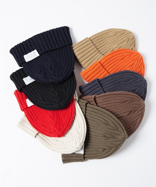 RACAL(ラカル)の「C/A Standard Knit Cap, Knit Watch, Knit Beanie / スタンダードニットキャップ : ニットワッチ : ニットビーニー(ニットキャップ/ビーニー・メンズ・ブラック/ネイビー/チャコールグレー/アイボリー/オレンジ/ブラウン/オリーブ/ベージュ/レッド・FREE)」の12枚目の写真