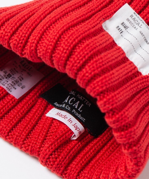 RACAL(ラカル)の「C/A Standard Knit Cap, Knit Watch, Knit Beanie / スタンダードニットキャップ : ニットワッチ : ニットビーニー(ニットキャップ/ビーニー・メンズ・ブラック/ネイビー/チャコールグレー/アイボリー/オレンジ/ブラウン/オリーブ/ベージュ/レッド・FREE)」の15枚目の写真