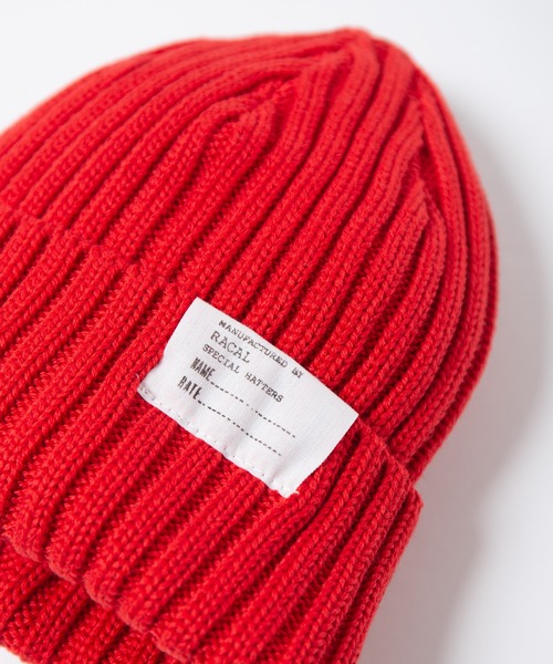 RACAL(ラカル)の「C/A Standard Knit Cap, Knit Watch, Knit Beanie / スタンダードニットキャップ : ニットワッチ : ニットビーニー(ニットキャップ/ビーニー・メンズ・ブラック/ネイビー/チャコールグレー/アイボリー/オレンジ/ブラウン/オリーブ/ベージュ/レッド・FREE)」の16枚目の写真