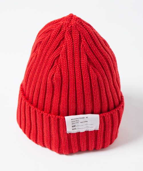 RACAL(ラカル)の「C/A Standard Knit Cap, Knit Watch, Knit Beanie / スタンダードニットキャップ : ニットワッチ : ニットビーニー(ニットキャップ/ビーニー・メンズ・ブラック/ネイビー/チャコールグレー/アイボリー/オレンジ/ブラウン/オリーブ/ベージュ/レッド・FREE)」の17枚目の写真
