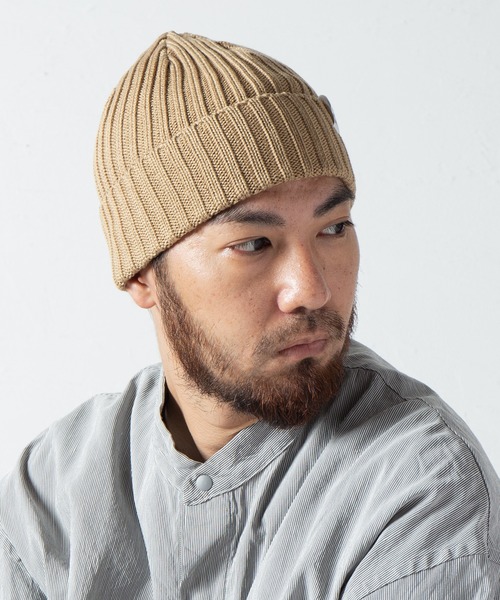 RACAL(ラカル)の「C/A Standard Knit Cap, Knit Watch, Knit Beanie / スタンダードニットキャップ : ニットワッチ : ニットビーニー(ニットキャップ/ビーニー・メンズ・ブラック/ネイビー/チャコールグレー/アイボリー/オレンジ/ブラウン/オリーブ/ベージュ/レッド・FREE)」の20枚目の写真
