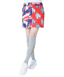 LOUDMOUTH/ラウドマウス ゴルフウェア 総柄 クレイジーパターン ストレッチ UVカット スカート