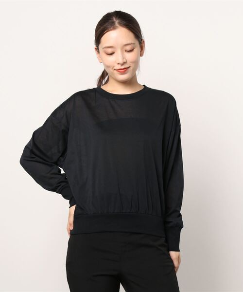 LOVELESS(ラブレス)の「シアーレイヤード ロンT(その他トップス・レディース・ブラック/ブラウン・36)」の2枚目の写真