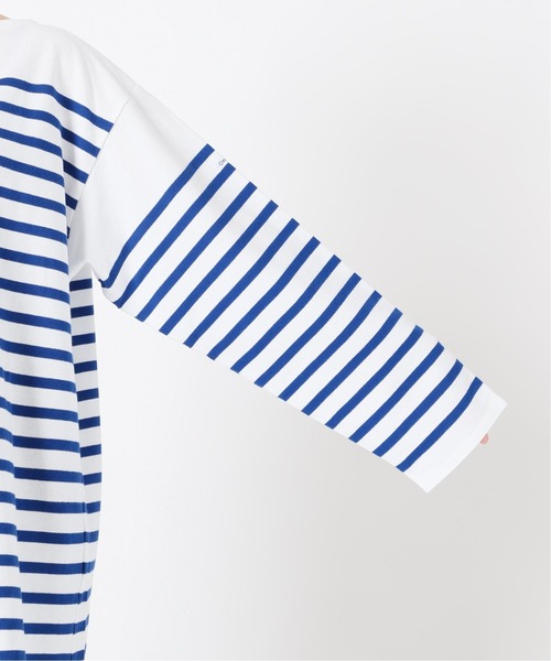 SLOBE IENA（スローブイエナ）の「【ORCIVAL/オーシバル】 BOAT NECK L/Sカットソー【手洗い可】◆（Tシャツ/カットソー・レディース・ベージュ/ホワイト・FREE）」の17枚目の写真