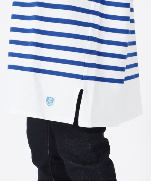 SLOBE IENA（スローブイエナ）の「【ORCIVAL/オーシバル】 BOAT NECK L/Sカットソー【手洗い可】◆（Tシャツ/カットソー・レディース・ベージュ/ホワイト・FREE）」の19枚目の写真