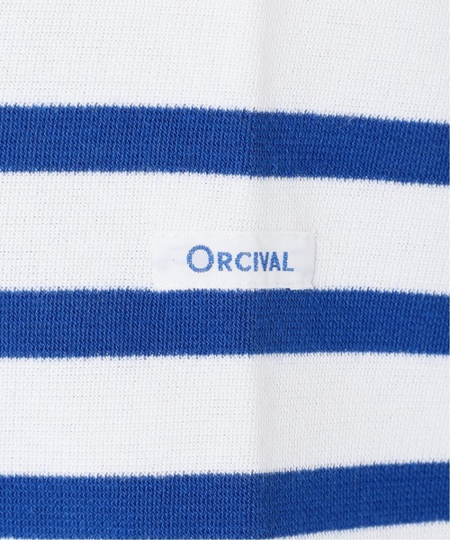 SLOBE IENA（スローブイエナ）の「【ORCIVAL/オーシバル】 BOAT NECK L/Sカットソー【手洗い可】◆（Tシャツ/カットソー・レディース・ベージュ/ホワイト・FREE）」の21枚目の写真