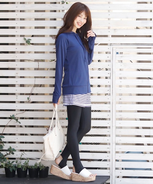 ElegChic(エレグシック)の「ラッシュガードトレンカ(その他パンツ・レディース・ライトパープル/グレー/ブラック・M/XL)」の8枚目の写真