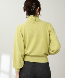 N.（N. Natural Beauty Basic） | ◆パールボタンタートルネックニット(ニット/セーター)