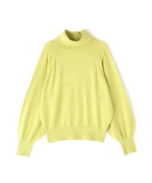 N.(N. Natural Beauty Basic)(エヌエヌナチュラルビューティーベーシック)の「◆パールボタンタートルネックニット(ニット/セーター・レディース・チャコールグレー/ネイビー/オフホワイト/イエロー・MEDIUM)」の21枚目の写真