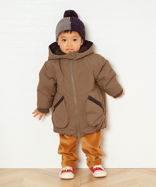 Love&Peace&Money（ラブアンドピースアンドマネー）の「色切替帽子（ニットキャップ/ビーニー・キッズ・グレー/ネイビー・L(52-56cm)/M(48-52cm)）」の12枚目の写真