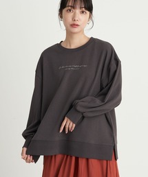 earth music&ecology（アースミュージックアンドエコロジー）の「ロゴ裏毛プルオーバー ＊（スウェット・レディース）」