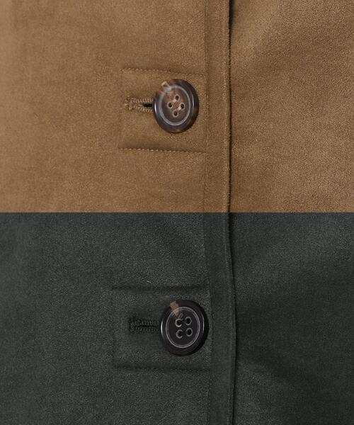 coen（コーエン）の「フェイクムートンジャケット（ムートンコート・レディース・ブラック/ダークブラウン・FREE）」の20枚目の写真