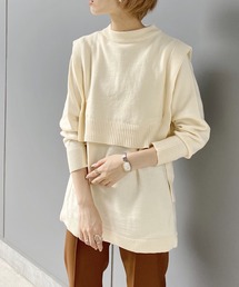 mysty woman | ベストセットレイヤードニット 239011(ニット/セーター)