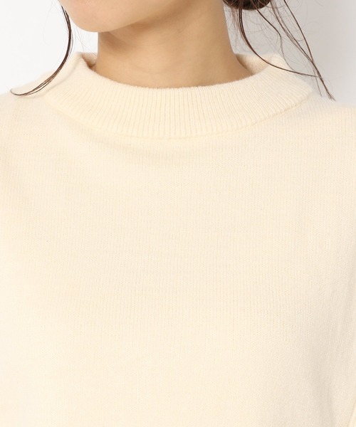 mysty woman（ミスティウーマン）の「ベストセットレイヤードニット 239011（ニット/セーター・レディース・オフホワイト/チャコール/モカ・FREE）」の19枚目の写真