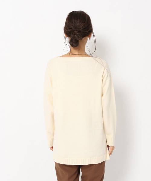 mysty woman（ミスティウーマン）の「ベストセットレイヤードニット 239011（ニット/セーター・レディース・オフホワイト/チャコール/モカ・FREE）」の20枚目の写真