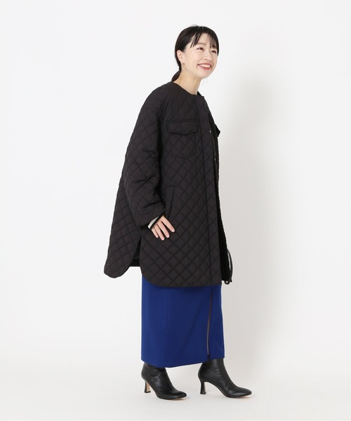 journal standard L'essage（ジャーナルスタンダードレサージュ）の「キルティングコート◆（その他アウター・レディース・ブラック/ベージュ・FREE）」の18枚目の写真