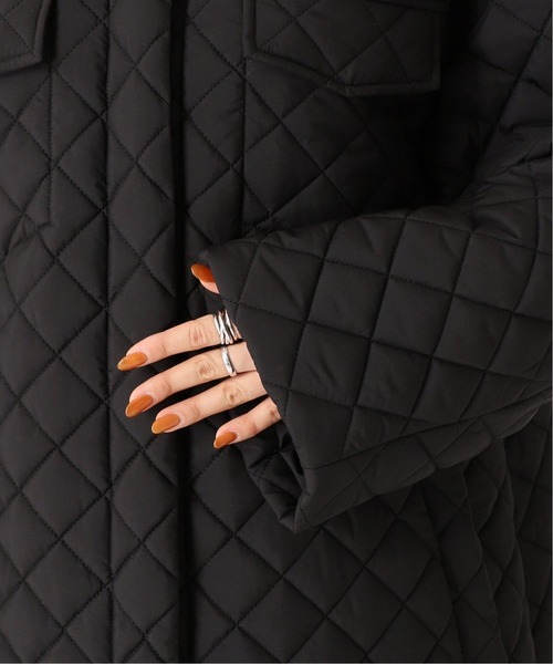 journal standard L'essage（ジャーナルスタンダードレサージュ）の「キルティングコート◆（その他アウター・レディース・ブラック/ベージュ・FREE）」の9枚目の写真