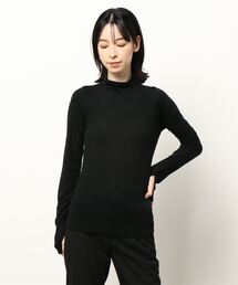 CEMONEMO | 指穴 タートルネック ロンT / インナーカットソー(Tシャツ/カットソー)
