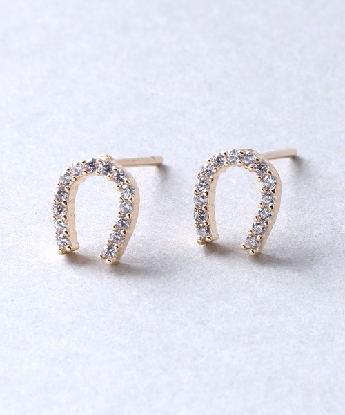 Manon's Selection(マノンズセレクション)の「馬蹄モチーフキャッチピアス(ピアス(両耳用)・レディース・ゴールド/シルバー・ONE SIZE)」の5枚目の写真