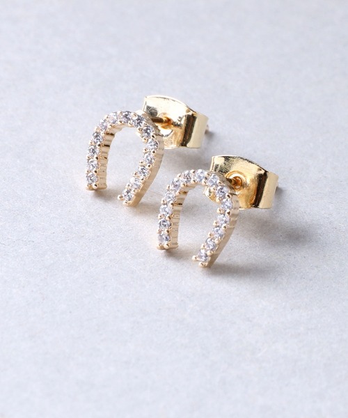 Manon's Selection(マノンズセレクション)の「馬蹄モチーフキャッチピアス(ピアス(両耳用)・レディース・ゴールド/シルバー・ONE SIZE)」の7枚目の写真