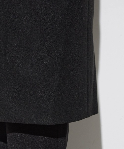 JUNRED（ジュンレッド）の「ソフトメルトンチェスターコート（チェスターコート・メンズ・ブラック/ダークブラウン/キナリ・LL/S/M/L）」の9枚目の写真